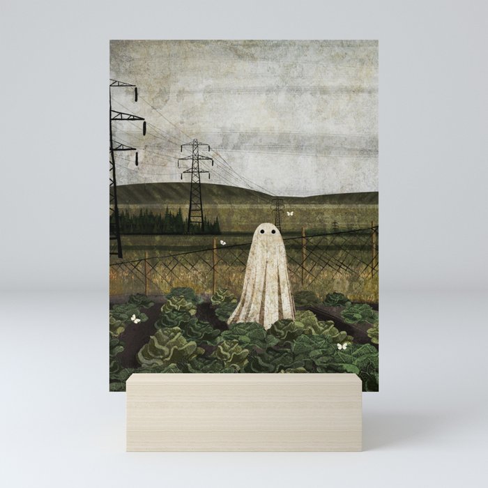 There's A Ghost in the Cabbage Patch Again... Mini Art Print