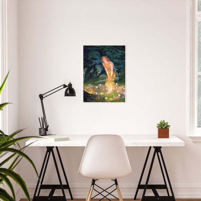 Fairy Painting Print Midsummer Eve Neoclassical Art By Edward