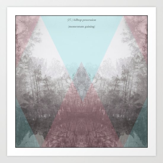 Hilltop Procession (ANALOG zine) Art Print