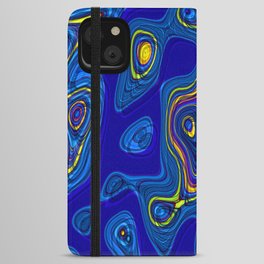Blue Vibe iPhone Wallet Case
