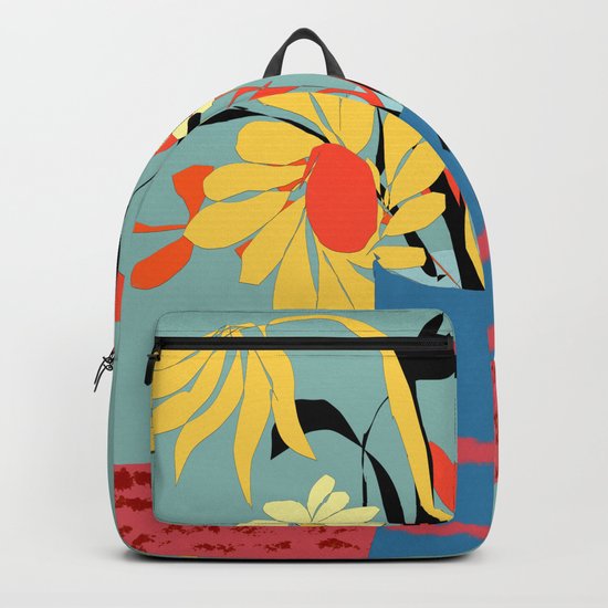 Vase of Flowers Backpack