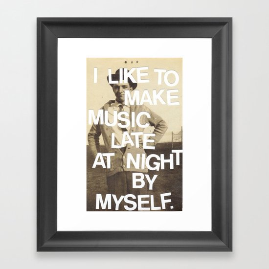 Make Music Framed Art Print