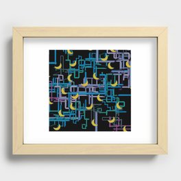 Dan Flashes Recessed Framed Print