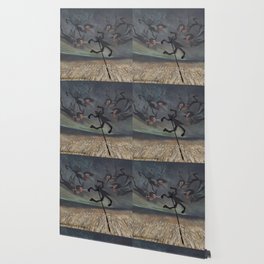 Ivar Arosenius - Fågelskrämman och de fyra vindarne (The scarecrow and the four winds) Wallpaper