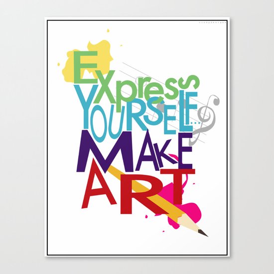 Express Yourself... Canvas Print