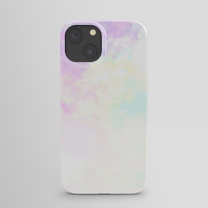 Rainbow watercolor iPhone Case