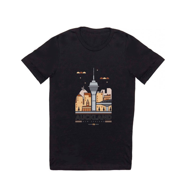 City Illustrations (Auckland, New Zealand) T Shirt