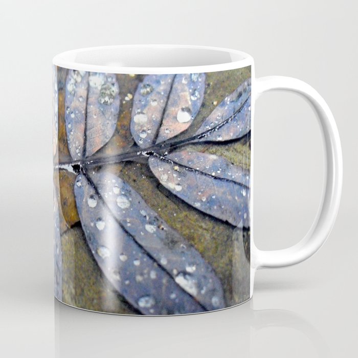 Rainy Leaves Coffee Mug
