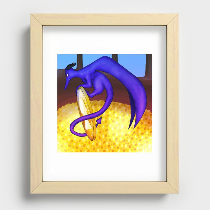 Micro Dragon Recessed Framed Print