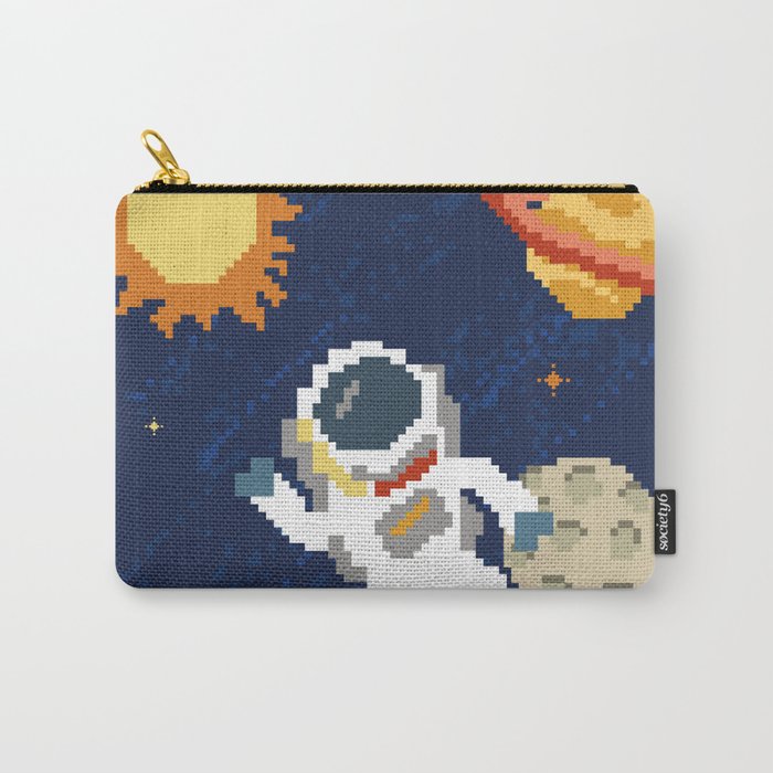 8-Bit Space Carry-All Pouch