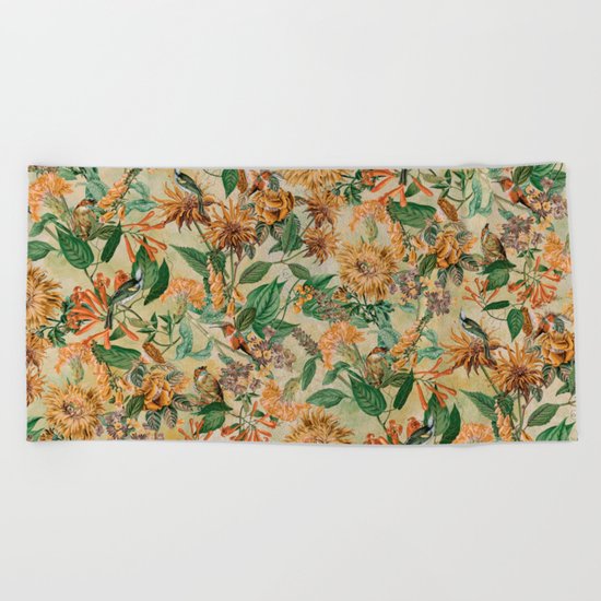 Botanical Garden Beach Towel