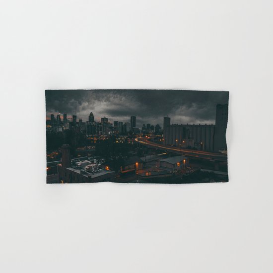 Night city Hand & Bath Towel