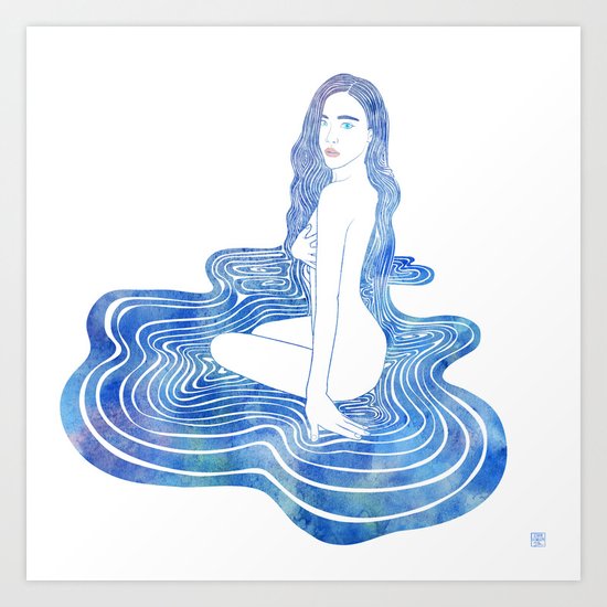 Water Nymph CII Art Print