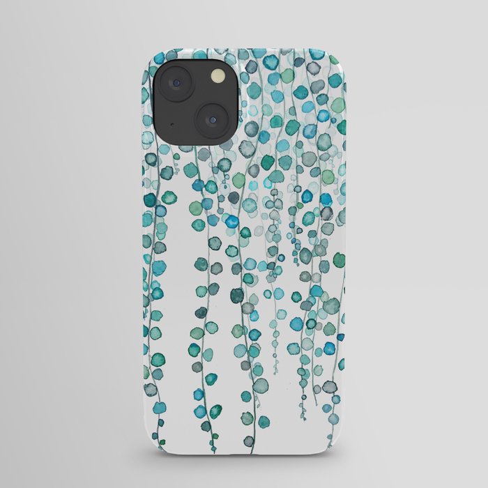 String Of Pearls plants watercolor 2 iPhone Case