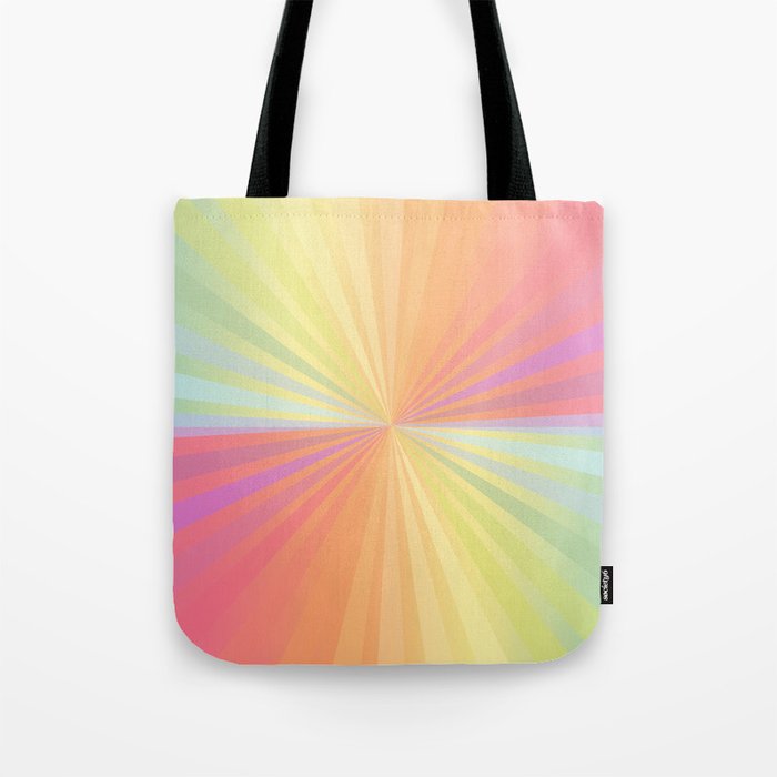 Bright Summer Rainbow Tote Bag