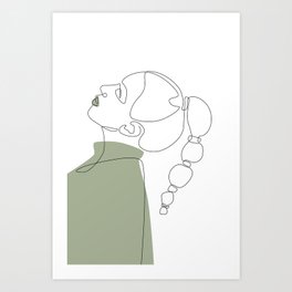 Style it in Matcha Art Print