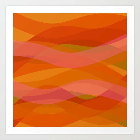 Warm breeze Art Print