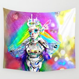 Corporate Rainbow-washing Machine Wall Tapestry
