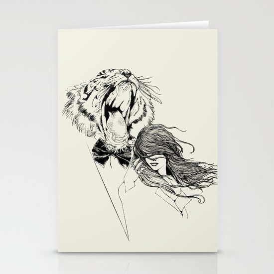 The Tiger's Roar Stationery Cards