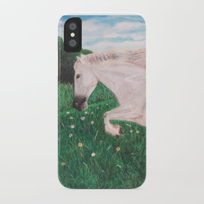 Free Horse Art Acrylic Print iPhone Case