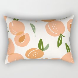 Minimalist Peach Pattern Rectangular Pillow