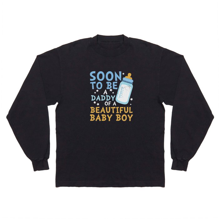 Soon To Be Daddy Of Baby Boy Long Sleeve T Shirt