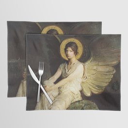 “Angel on Jesus Tomb” by Abbott Handerson Thayer Placemat