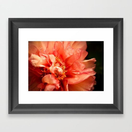 Flower Framed Art Print
