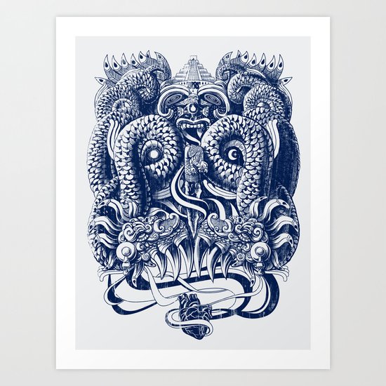 Tlaloc Art Print