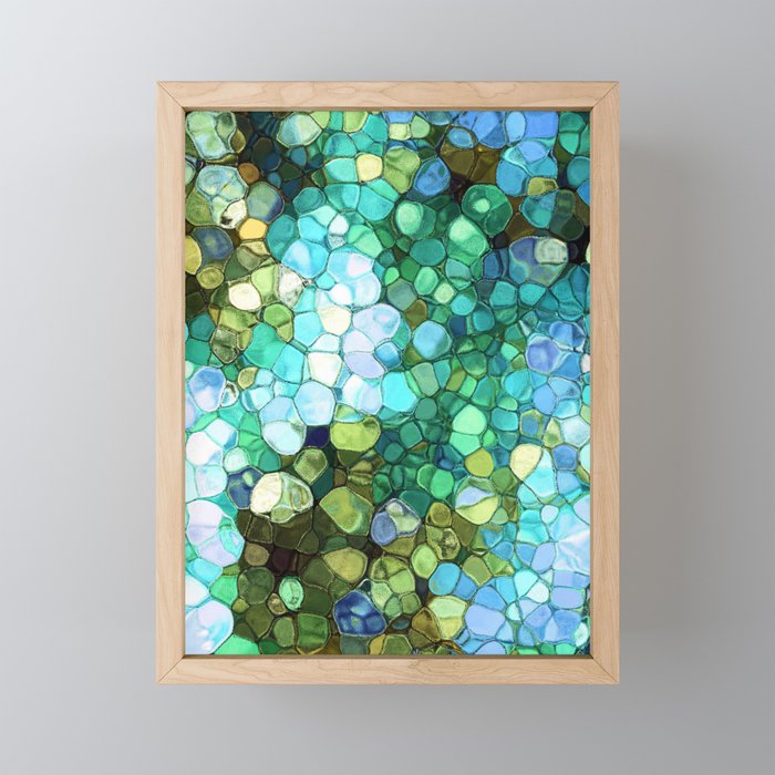 Ocean Colors Framed Mini Art Print