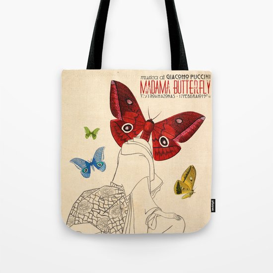 Madama Butterfly Tote Bag