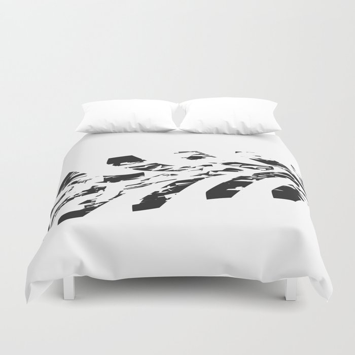 Single Tractor Tyre Mark Duvet Cover By Homestead Society6