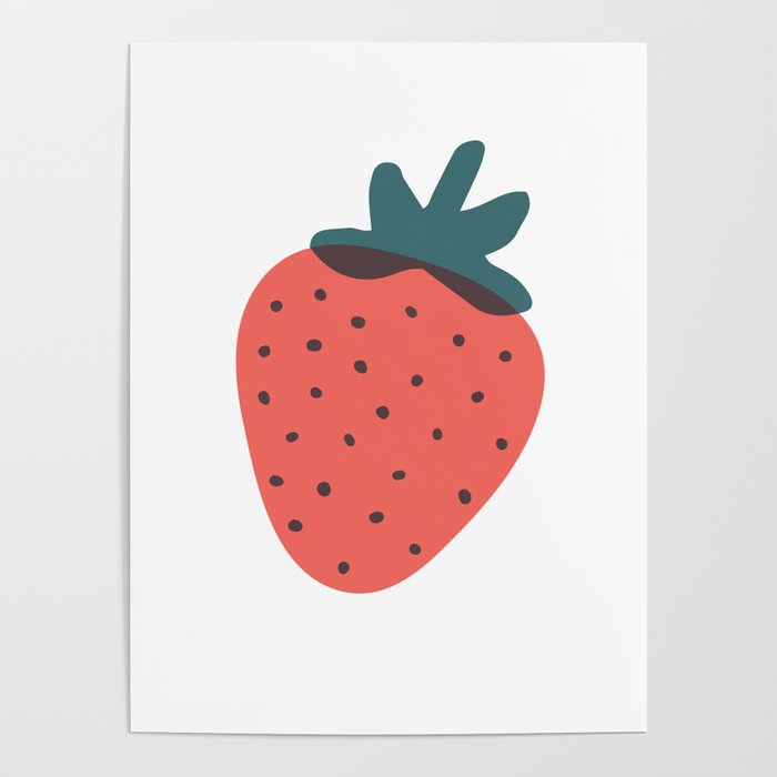 Strawberries Poster