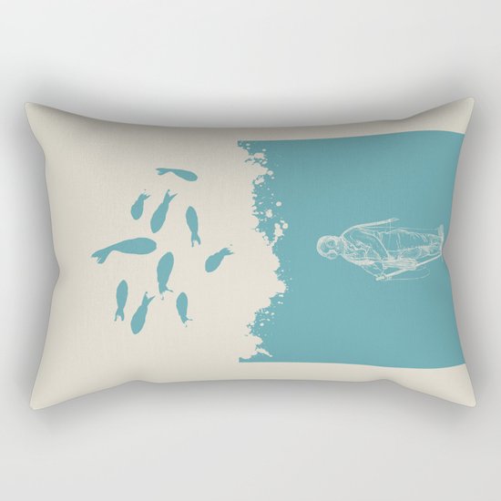 Dive Rectangular Pillow