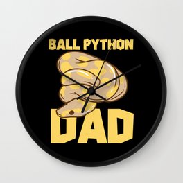 Ball Python Dad Wall Clock