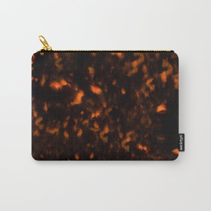 Tortoise Shell Pattern Carry-All Pouch