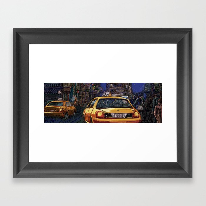 The night there were Angels Framed Art Print