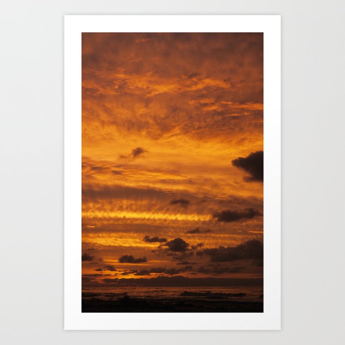 Magnificent Sunset #1 | Ocean View | Madagascar Art Print