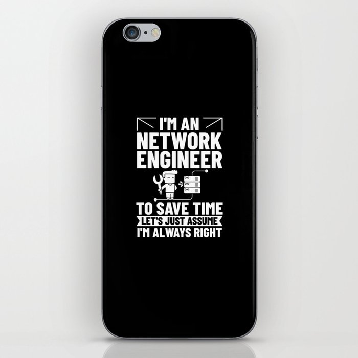 Network Engineer Director Computer Engineering iPhone Skin
