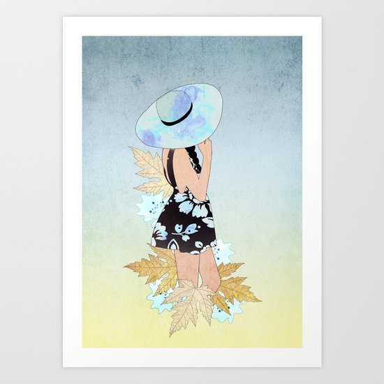 AUTUMN BREEZE Art Print