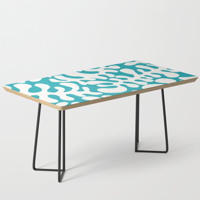White Matisse cut outs seaweed pattern 16 Coffee Table