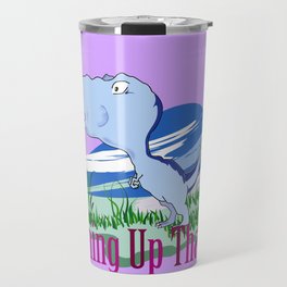 Running up that hill  - Yellowbox ink painting Travel Mug