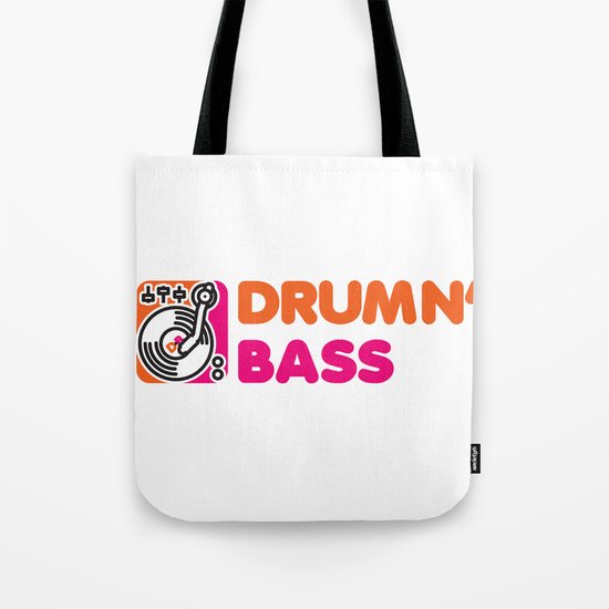 Drumn' Bass Tote Bag