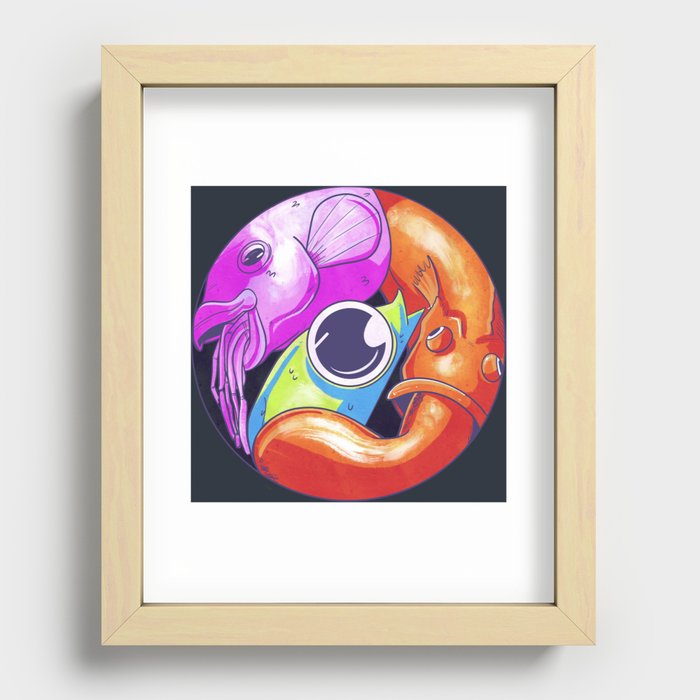 The Floppy Pals Recessed Framed Print
