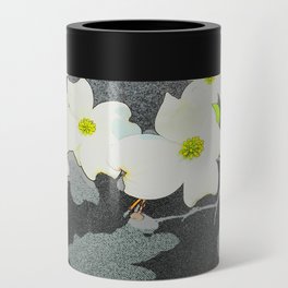 Dogwood Flowers Floral Print Can Cooler