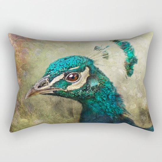 Peacock Rectangular Pillow