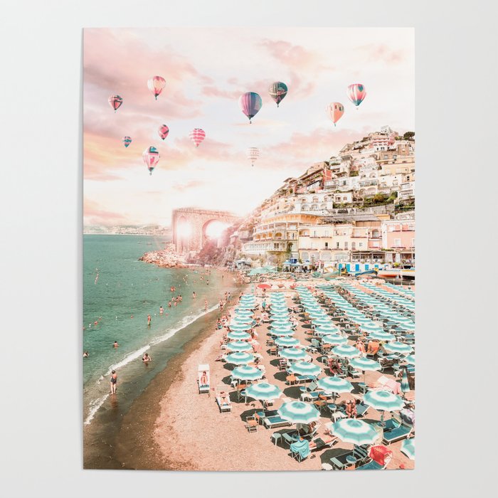 Positano, Full of Wonder Romantic Photography Poster