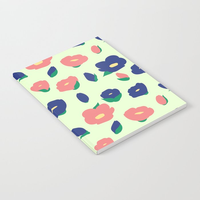 Delicate multi-colored flowers Notebook