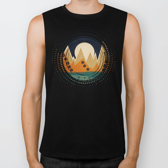 Geometric Spring 03 Biker Tank