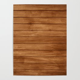 Rustic Natural Fibers - Choice Wood  Poster